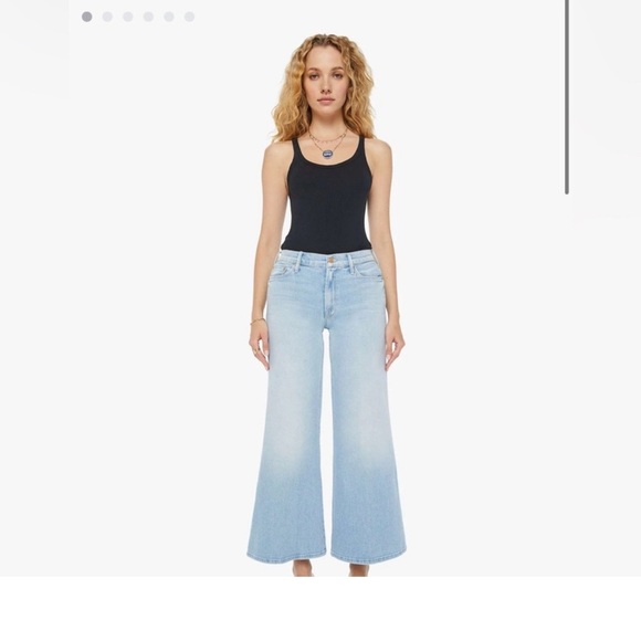 NWT Mothers Twisted Flood jeans in lost art wash 26 - Picture 1 of 6